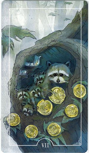 錢幣七 Seven of Pentacles